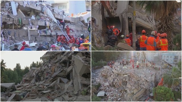 Turkijoje ir Graikijoje nugriaudėjo galingas žemės drebėjimas: mažiausiai 27 žuvusieji