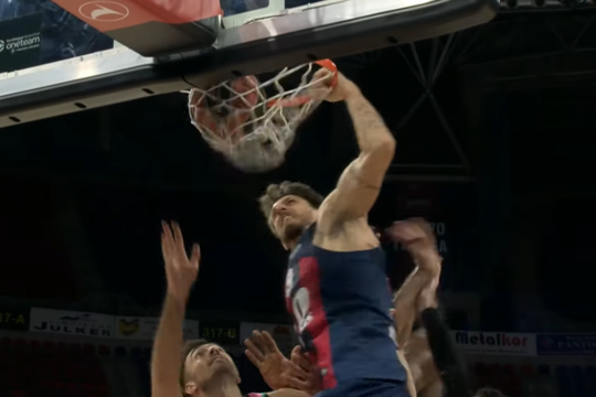 Gražiausių Eurolygos turo epizodų dešimtuką vainikavo triuškinantis italo dėjimas