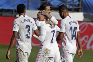 E. Hazardo įvarčio sulaukusi „Real“ sutriuškino „Huesca“ ekipą