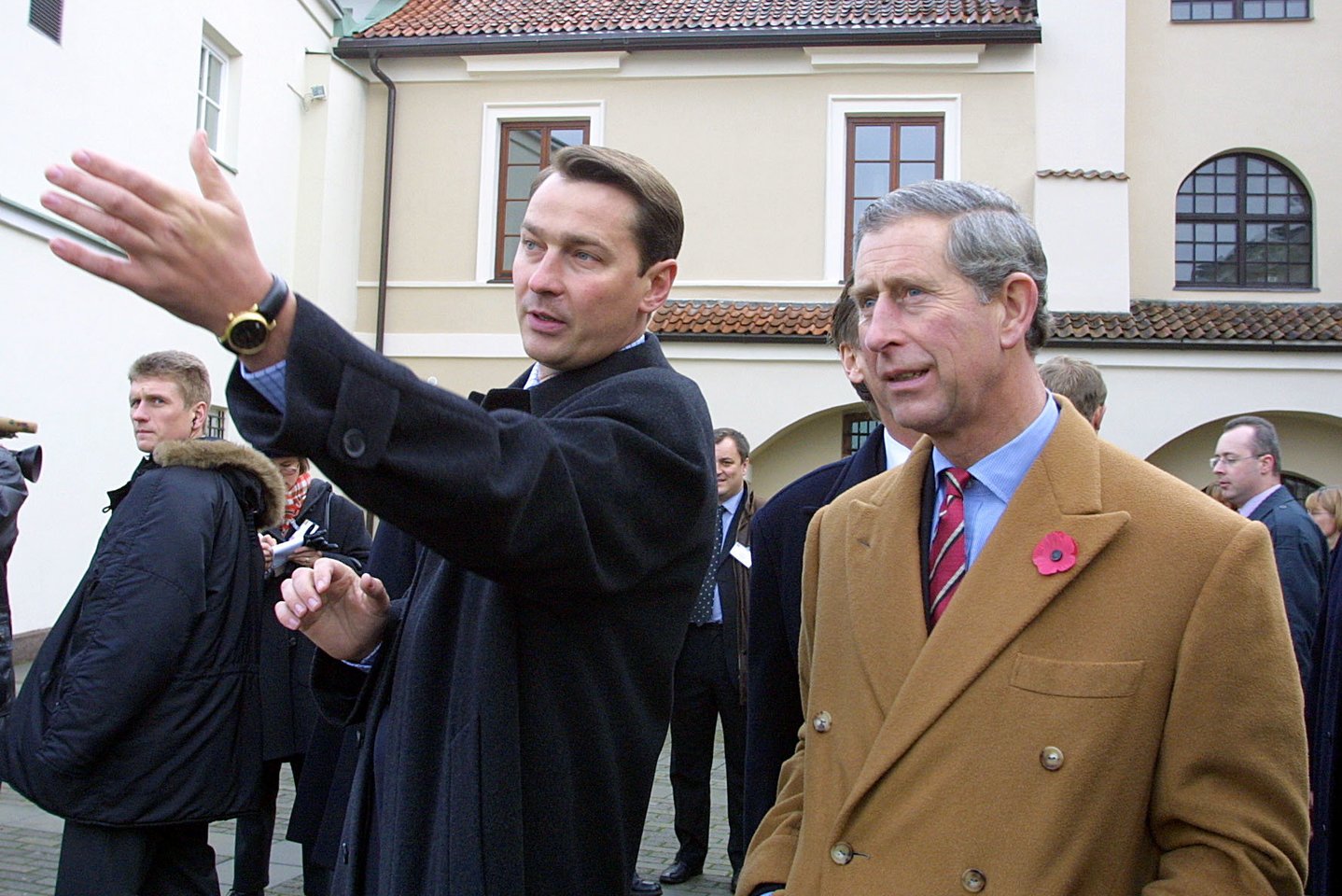 2001 m. lapkričio 6–8 d. Lietuvoje su trijų dienų vizitu viešėjo Velso princas Charlesas.<br>P.Lileikio nuotr.