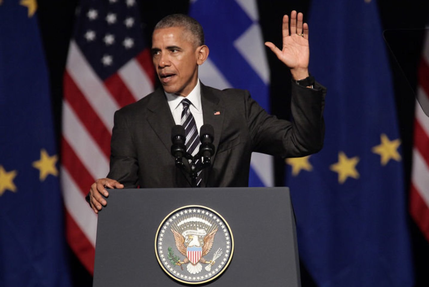 2012 m. antrai JAV prezidento kadencijai perrinktas Barackas Obama.<br>123rf
