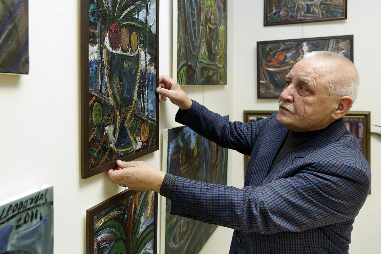1938 m. gimė dailininkas ir rašytojas, Nacionalinės premijos laureatas Leonardas Gutauskas.<br>V.Balkūno nuotr.