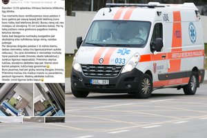 Peržengė ribas: įsiveržė į izoliuotas patalpas ir paviešino slapta Santaros klinikose darytus kadrus