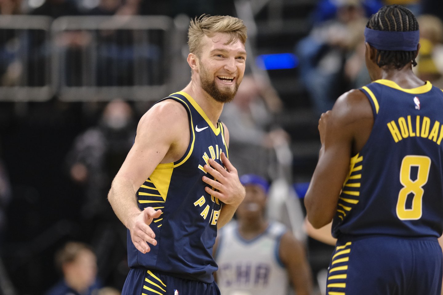 D.Sabonis praėjusiame sezone buvo vienas iš Indianos komandos lyderių.