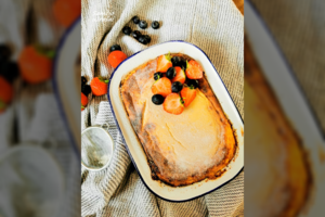 Greitai paruošiamas varškės apkepas, galintis atstoti desertą