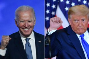 J. Bidenui šluojant svarbių valstijų balsus D. Trumpas prabilo apie perskaičiavimą