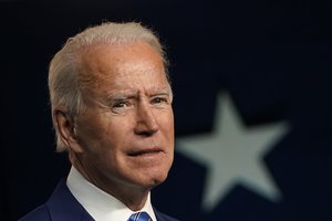 J. Bidenas neabejoja: tiki, kad laimės rinkimus