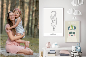 Alytiškė Kristina siūlo neįprastą būdą, kaip tėvai gali įamžinti vaiko ūgį gimimo metu