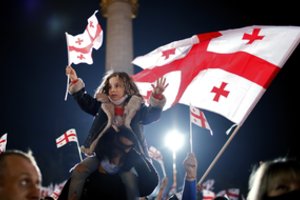 M. Saakašvilis: Gruzijos opozicija tęs kovą, kol bus paskirti nauji rinkimai