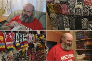 Panevėžiečio mezgėjo pandemija nepristabdė – buvęs statybininkas vos spėja vykdyti užsakymus