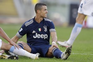 C. Ronaldo įvartis neišgelbėjo „Juventus“ nuo taškų praradimo Italijoje