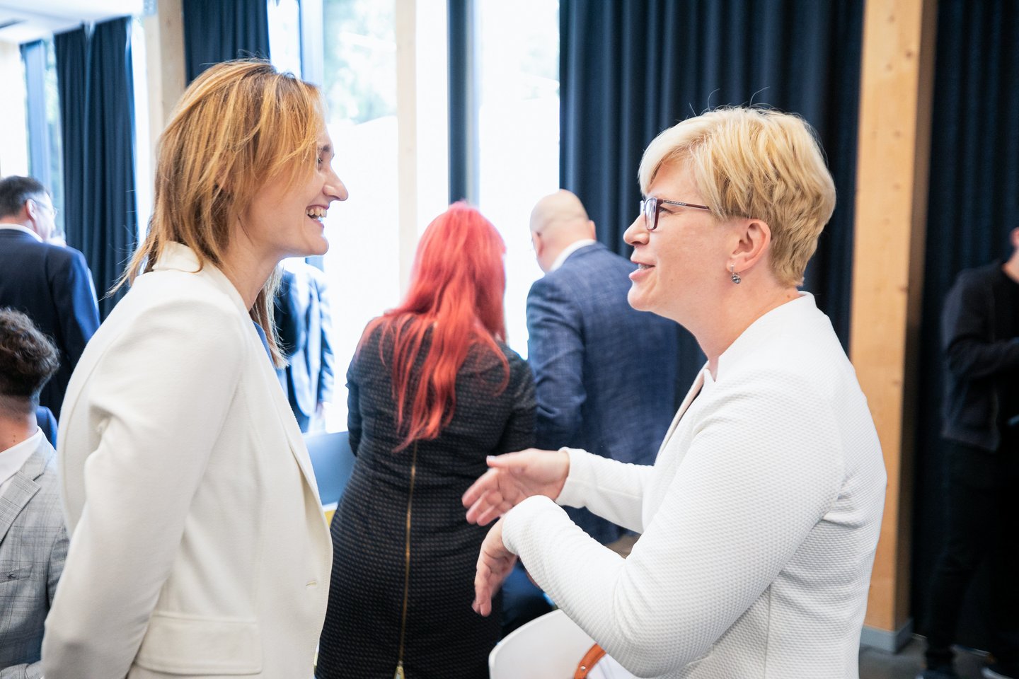 Tėvynės sąjungos-Lietuvos krikščionių demokratų (TS-LKD) tarybos posėdis Viktorija Čmilytė-Nielsen Ingrida Šimonytė