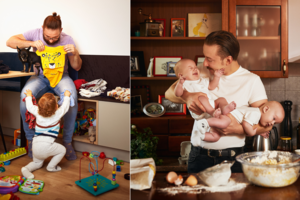 Vyro vaidmenį šeimoje vertinusiame tyrime mamos tėčių jėgomis pasitiki labiau nei patys tėčiai