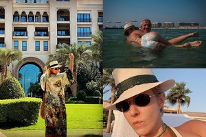Per patį pandemijos įkarštį Ksenija Sobčiak su šeima lepinasi atostogomis Dubajuje