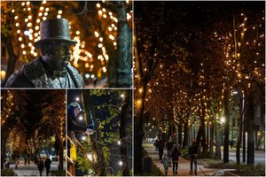 Kaunas jau virsta magišku miestu: Laisvės alėjoje įžiebiamos lemputės leidžia pasijusti tarsi pasakoje