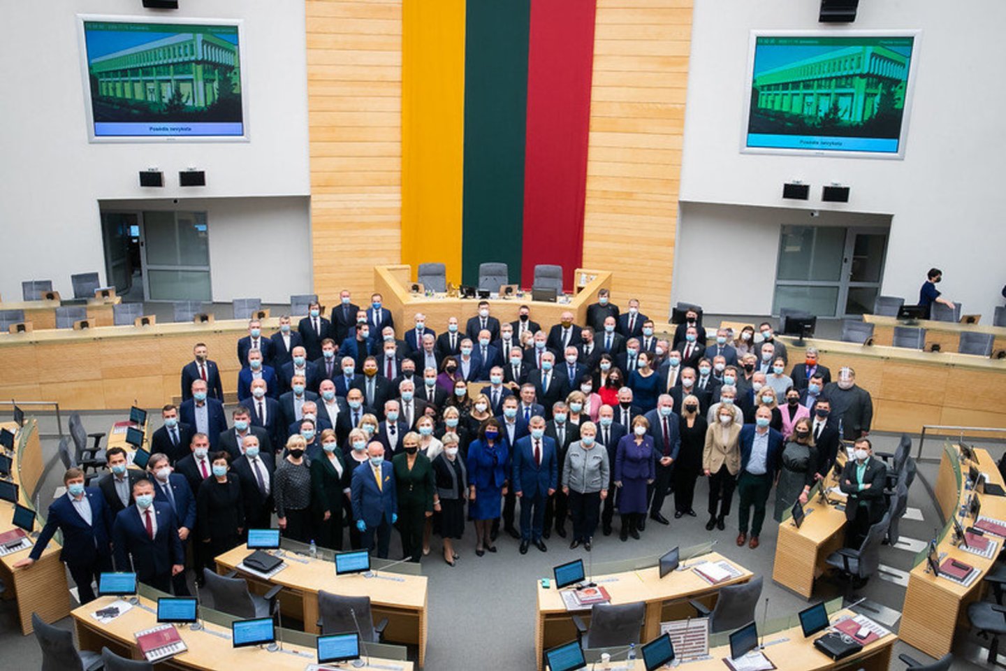 Paskutinysis 2016–2020 metų kadencijos Seimo posėdis. 2020 m. lapkričio 10 d.  <br>Seimo kanceliarijos/Olgos Posaškovos nuotr.