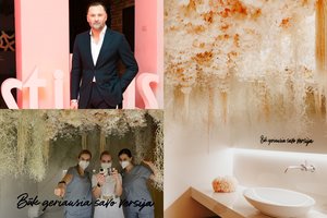 Mantas Petruškevičius įgyvendino unikalų projektą: intymią patalpą papuošė tūkstančiais gėlių žiedų