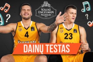 „Dainų teste“ sudalyvavę „Šiaulių“ krepšininkai: „Po sezono įrašysime duetą“