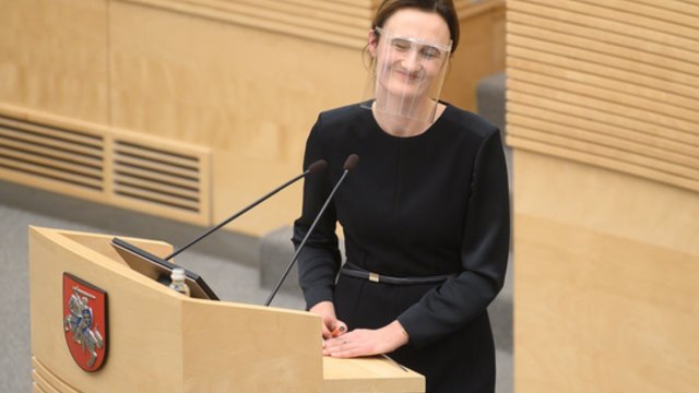 13-asis Seimas turi naują pirmininkę: ja tapo Viktorija Čmilytė-Nielsen