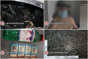 Vasarą Klaipėdoje automobilį padegusiam vyrui skirtas suėmimas