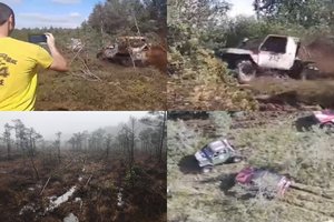 Saugomą teritoriją Lietuvoje išniekinę barbarai puolė slapstytis: žala gamtai gali siekti šimtus tūkst. eurų