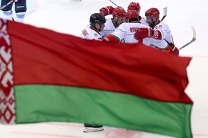 Latvija neįsileis Baltarusijos ledo ritulio federacijos prezidento