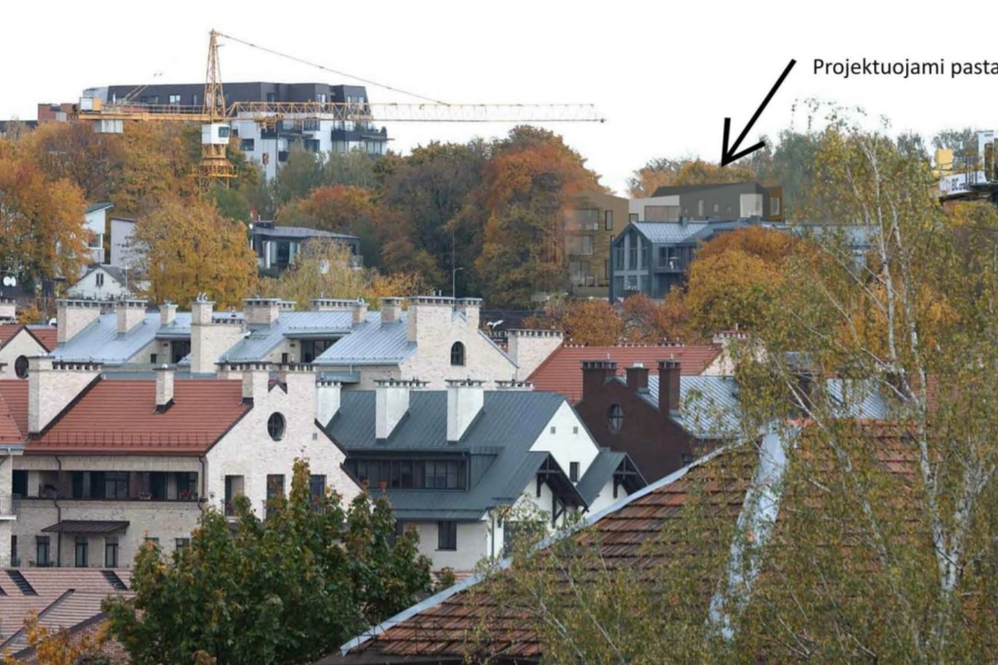 Vilniaus savivaldybės tinklapyje paviešinti trijų aukštų daugiabučio gyvenamojo namo Kreivasis skg.7, Vilniuje, projektiniai pasiūlymai. Statytojas – UAB „MRS“, architektai – architektų biuras „Architektūros linija“.<br>Vizual.