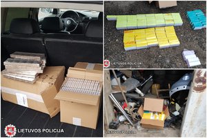 Sulaikytas kontrabandinėmis cigaretėmis besivertęs marijampolietis