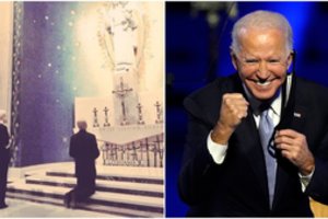 Lietuviškoje koplyčioje – netikėta J. Bideno malda: būsimasis JAV prezidentas neslepia savo ryšių su Lietuva