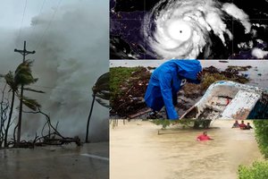 Košmaras Centrinėje Amerikoje: katastrofiški vaizdai iš uragano nusiaubtų valstybių sukrečia