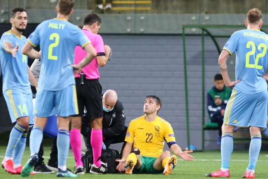 Lietuvos futbolininkai bandys išvengti vargų – sieks Kazachstaną priversti žaisti dėl išlikimo grupėje