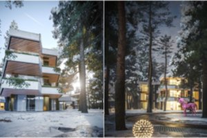 Į poilsio namus Palangoje investuoja 15 mln. eurų: išsaugos ir išplės pušyną