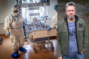 R. Bružas kalbino COVID-19 sergančią moterį: „Be deguonies kaukės ji negalėjo šnekėti“