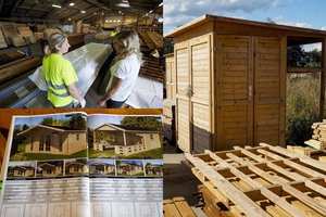 Užsieniečiai graibsto lietuvių gaminamus sodo namelius – surenčia per 15 minučių