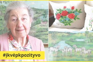 Po skaudžios nelaimės kėdainietė atrado laiko savo pomėgiui