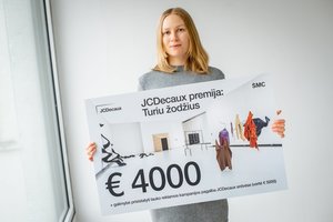 Penktosios parodos „JCDecaux premija 2020“ finalas: už kūrybinę drąsą apdovanota Sallamari Rantala