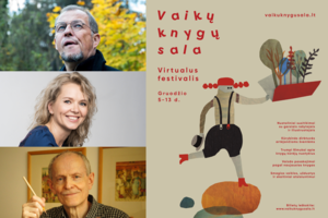 Vaikų knygų festivalis lankytojų šiemet lauks virtualioje platformoje