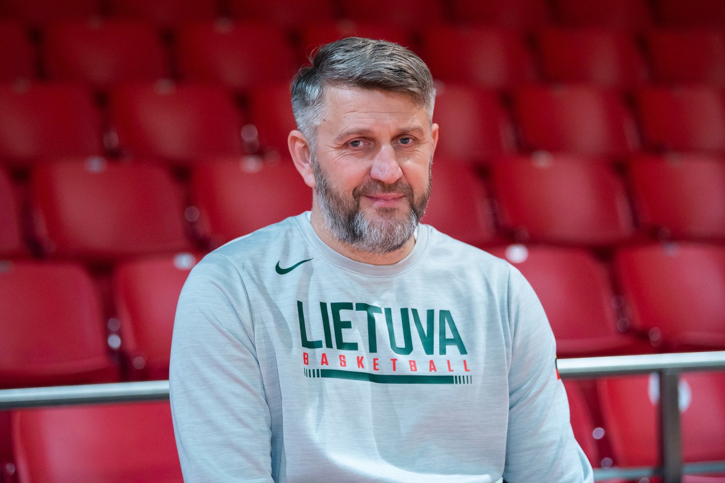 Lietuvos vyrų krepšinio rinktinės treneris Darius Maskoliūnas<br>V.Skaraičio nuotr.