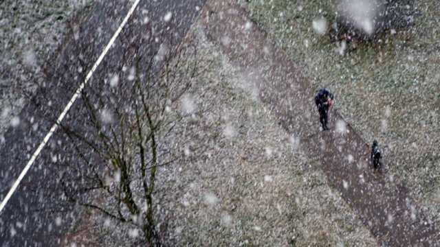 Orai Lietuvoje subjurs: lietų keis šlapdriba ir sniegas