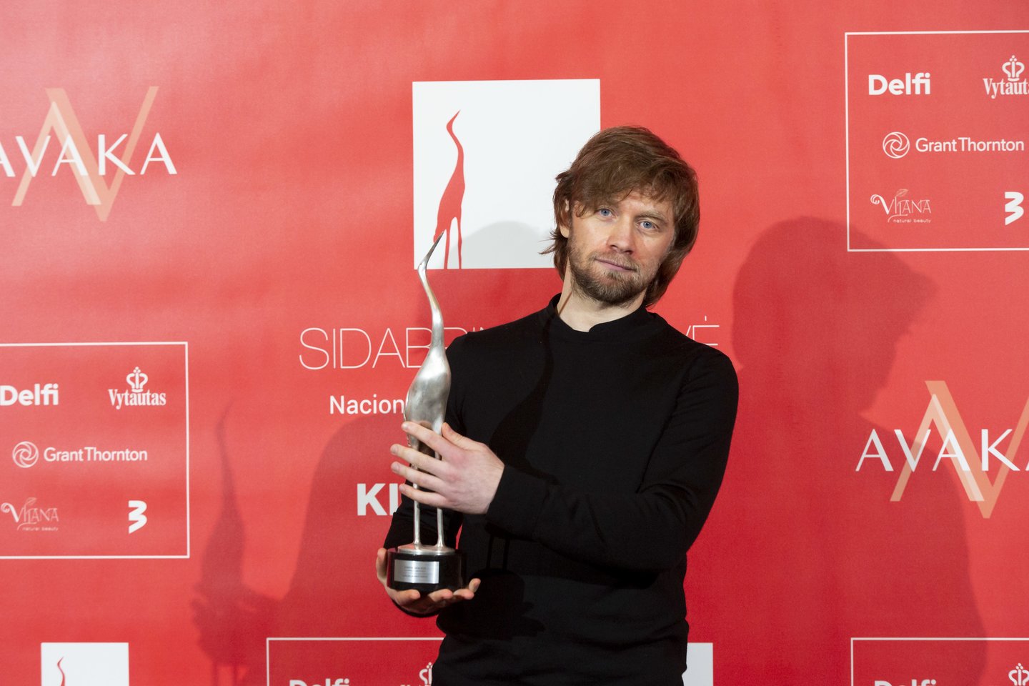 Aktorius V.Novopolskis apdovanotas už vaidmenį filme „Olegas“.<br> A.Žičiaus nuotr.