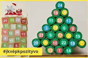 Kūrybinga mama Birutė kasmet sūnui sukuria vis kitokį Advento kalendorių