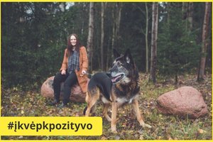 Seną išmestą šunelį Irmina pamilo iš pirmo žvilgsnio: sulaužė visus stereotipus