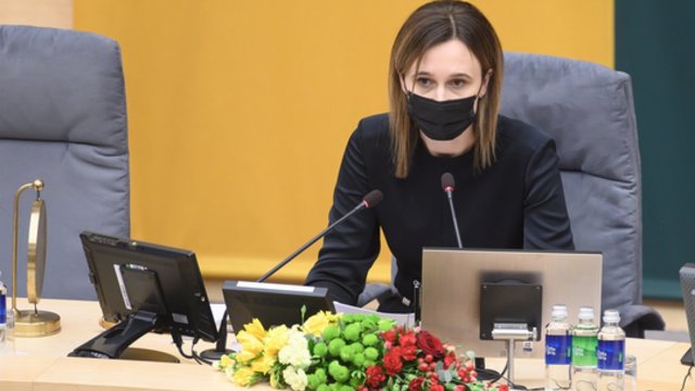 V. Čmilytė-Nielsen: bus stabdomas Seimo darbas, daugėja papildomų saugumo priemonių