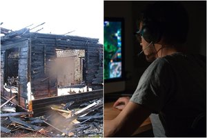 Ilgai prie kompiuterio naktinėjęs sūnus virto herojumi: nuo tragiškos lemties išgelbėjo visą šeimą