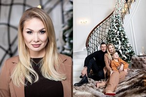 Įspūdingą eglę namuose įžiebusi N. Bunkė: „Neleisiu iš manęs atimti Kalėdų“