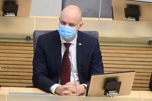 A. Veryga apie galimybę trumpinti izoliaciją Seimo nariams: nebuvo išsakytas poreikis