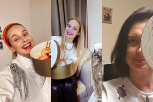 Žinomos moterys pasirodė, kaip atrodo karantino metu