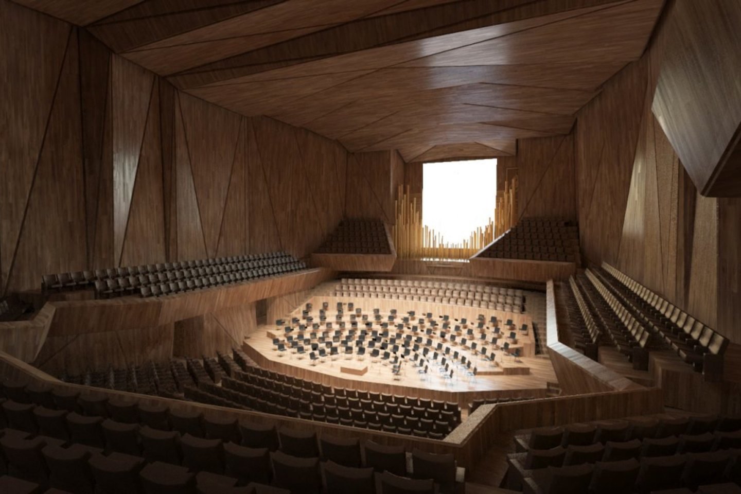 Vilniaus miesto savivaldybė ir Kultūros ministerija baigė derybas su ispanų architektūros studija „Arquivio architects“, pernai tarptautiniame architektūros konkurse pripažinta geriausio Nacionalinės koncertų salės projekto autore.<br>Vizual.