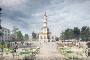 Architektų planas Kauno Rotušės aikštei: įvertinti jau galime visi