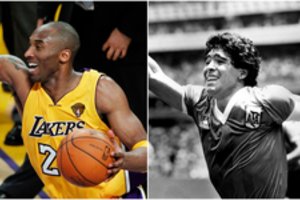 Prieš tragišką žūtį K. Bryantas nusilenkė D. Maradonai: „Jis yra mano idealas“